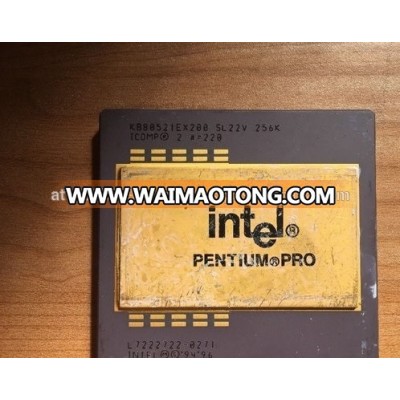 Pentium Pro Gold Ceramic CPU scrap High Grade CPU Scrap, Computers CPUs / Processors/ Chips Gold